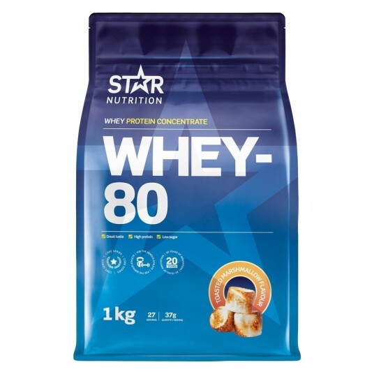 Star Nutrition Whey 80 Toasted Marshmallow 1000g