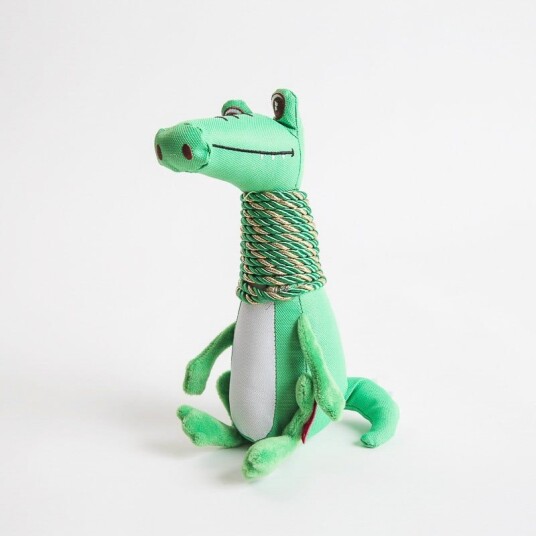 Stor Krokodille Pipeleke Grønn 21 cm