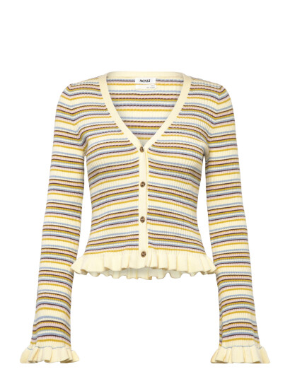 Monki Flouncy Button Up Cardigan Multi/patterned XL Monki Flouncy Button Up Cardigan Multi/patterned XL