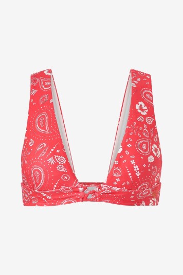 Roxy   Bikini BH Beach Bandana Elongated   Rød