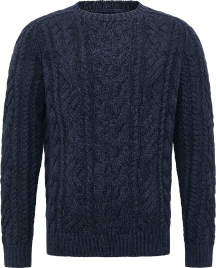Polo Ralph Lauren Cotton Marl Sweater Pullover Navy XS