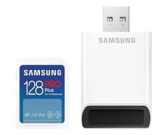 Samsung PRO Plus MB-SD128SB - flash memory card - 128 GB - SDXC UHS-I