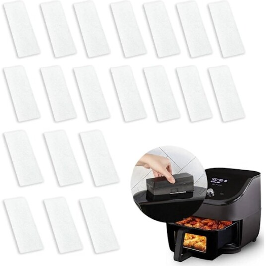 20-pakks erstatningsfiltre for Vortex Plus 6QT Instant Air Fryer med ClearCook og OdorErase