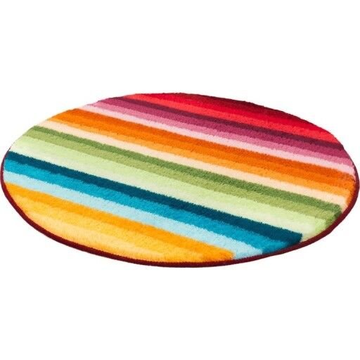 Kleine Wolke Funky badematte Ø80 cm Flerfarget Kleine Wolke Funky badematte Ø80 cm Flerfarget