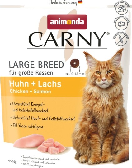 Animonda Carny tørrfôr Large Breed + laks Kylling 350 g