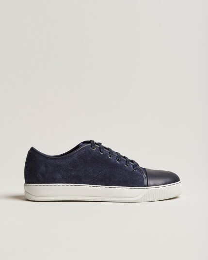 Lanvin DBB1 Nappa Cap Toe Sneaker Navy Lanvin DBB1 Nappa Cap Toe Sneaker Navy
