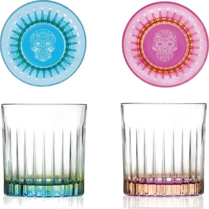 Rcr Sett Med Glass Med Skalle 360 Ml 6 Stk.