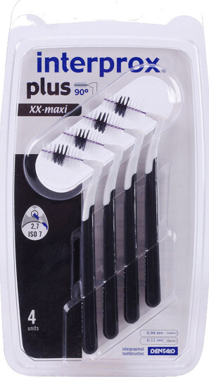 Interprox Plus Space Brushes XX Maxi 0,94 mm SVART Interprox Plus Space Brushes XX Maxi 0,94 mm SVART