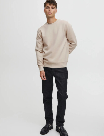 Casual Friday Cfsebastian 0096 Crew Neck Swe - Cream - M Casual Friday Cfsebastian 0096 Crew Neck Swe - Cream - M