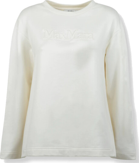 Max Mara Dame Topper Hvit S, Max Mara Dame Topper Hvit S,
