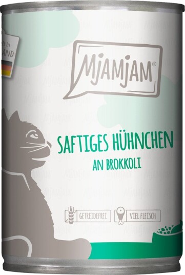 Mjamjam Våtfôr Økonomipakning Saftig Med Brokkoli Kylling 24 X 400 G