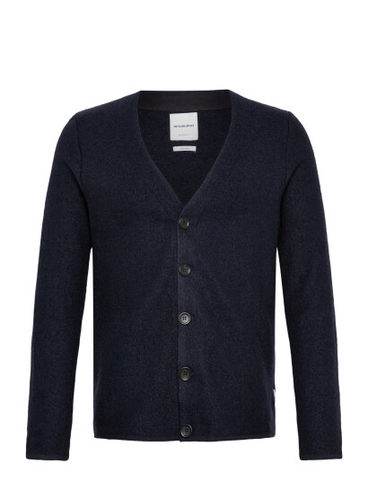 Lindbergh Wool Blend Cardigan - Navy - XXL Lindbergh Wool Blend Cardigan - Navy - XXL