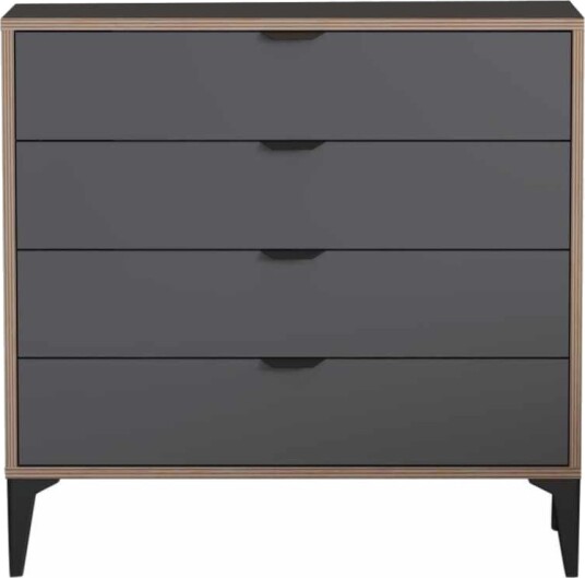 Olyros kommode 90 cm Antrasitt