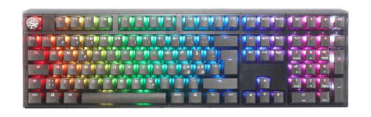 Ducky One 3 - Aura Black Nordic - Fullsize - Cherry Brown - RGB - ND - Gamingtastatur - Nordisk - Svart