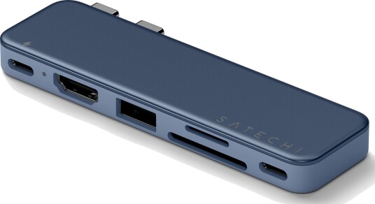 Satechi USB-C Snap Hub til MacBook Neo - Indigo Satechi USB-C Snap Hub til MacBook Neo - Indigo
