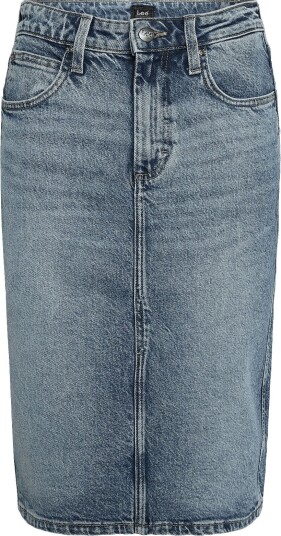 Lee Jeans Midi Skirt   Blue   26 x 00