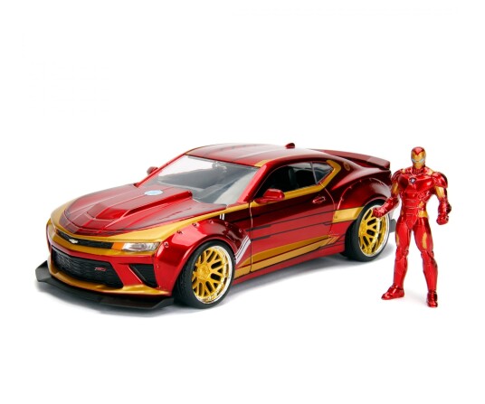Jada Toys Marvel Iron Man 2016 Chevy Camaro SS 1:24 Jada Toys Marvel Iron Man 2016 Chevy Camaro SS 1:24