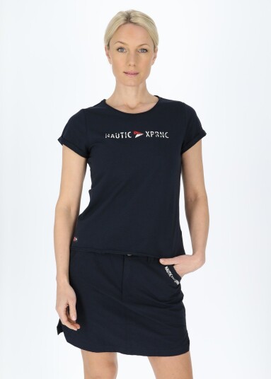 Nautic Experience Marstrand Logo Tee W Dk. Navy 34 T-Shirts
