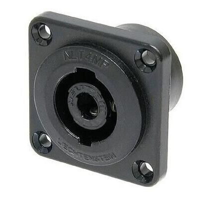 Neutrik Nlt4mpxx-Bag Speakon Chassis 4p Han Sort G-Type Lås