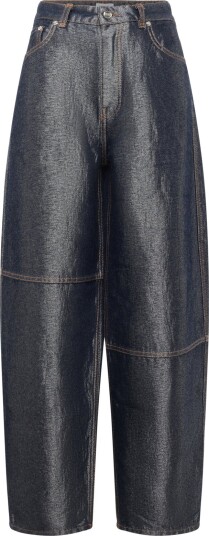 Ganni Jeans Shiny Blue 28 x 33
