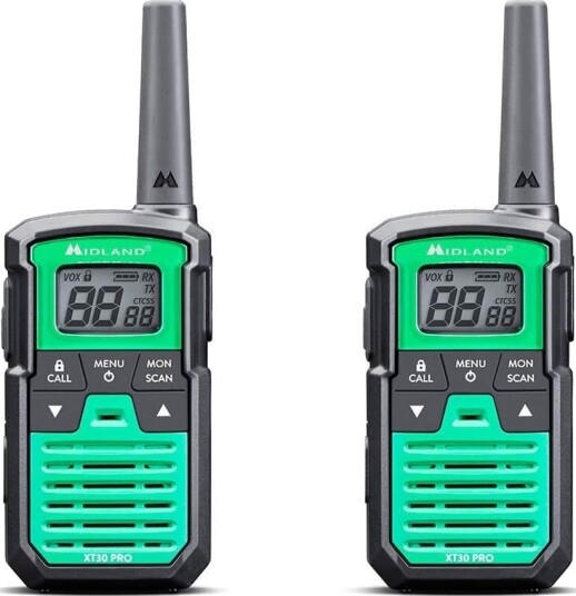 MIDLAND Walkie Talkie XT30 Pro Svart/grønn