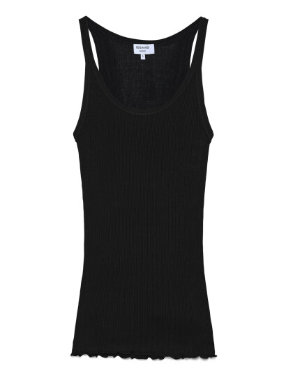 Rosemunde Rwbelle Silk U-Neck Strap Elastic T - Black - L Rosemunde Rwbelle Silk U-Neck Strap Elastic T - Black - L