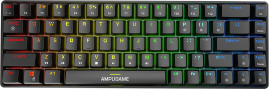 Fifine ligame Gk1 Ansi Gaming Tastatur Svart Fifine ligame Gk1 Ansi Gaming Tastatur Svart