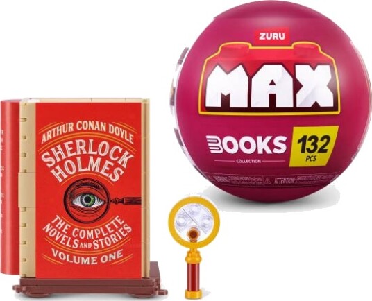 Max Build More Books Collection Sherlock Holmes Byggesett 132 Deler