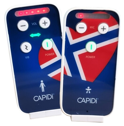 CAPiDi Front til Babycall Norwegian Flag