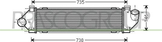Intercooler PRASCO FD730N003