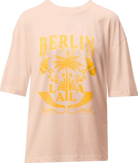 Lala Berlin T skjorte Celia Lala Palm Rosa Lala Berlin Small T skjorte