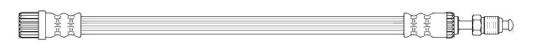 Bremseslange K&K FT3261 Bremseslange K&K FT3261