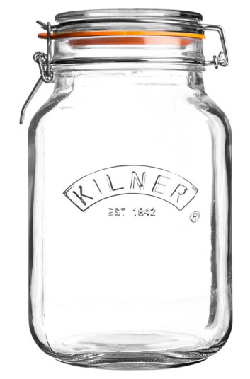 Kilner Clip Top krukke firkantet 2L bygellokk