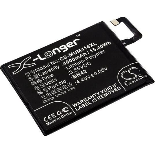 Xiaomi 2016090 batteri (4000 mAh 3.85 V, Sort)