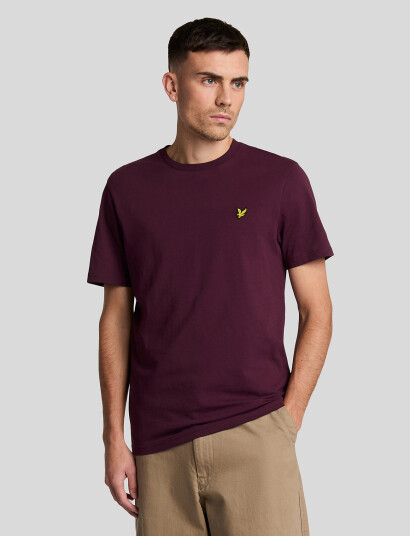 Lyle & Scott Plain T-Shirt - Purple - XS