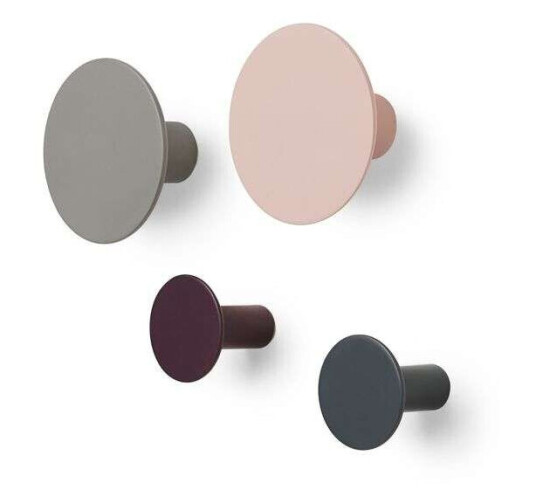Blomus - Ponto Wall Hooks Set of 4 Moonbeam/Multi Blomus