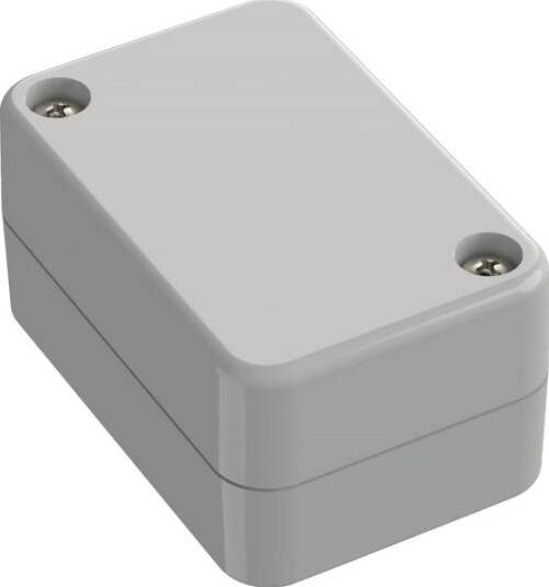 Tru Components TC 13865040 60 × 40 × 30 mm Polykarbonat Lysegrå