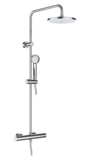Laufen Therm dusjsett, vannbesparende, krom
