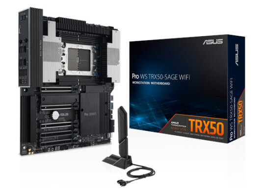 ASUS Pro WS TRX50-SAGE WIFI Hovedkort med AMD sTR5 Socket og DDR5 RAM ASUS Pro WS TRX50-SAGE WIFI Hovedkort med AMD sTR5 Socket og DDR5 RAM