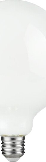 Spl E27 4,7W dimbar LED globepære   G125 opalt glass 2500K filament   Dimbar : Dimbar Kulør : Ekstra varm