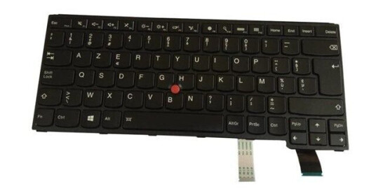 Lenovo Darfon - Brbart tastatur - til utskifting - Belgisk - Svart