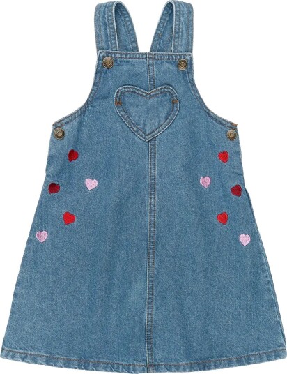 The New Tnstvalora S_L Denim Dress - LIGHT BLUE DENIM EMB - 86