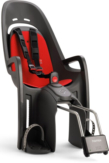 Hamax ZENITH Sykkelsete, Grey/Red