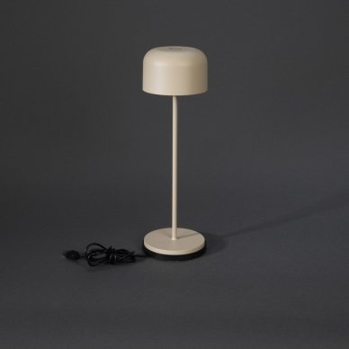 Konstsmide Lille Bordlampe LED USB Sandfarget 2200K/2700K dimbar Konstsmide Lille Bordlampe LED USB Sandfarget 2200K/2700K dimbar