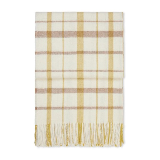 Elvang Denmark Tweed pledd 130 x 200 cm Light yellow