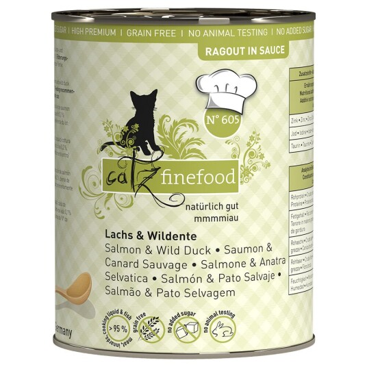 Catz Finefood Ragout 6 X 380 G No.605 Laks & Villand Catz Finefood Ragout 6 X 380 G No.605 Laks & Villand