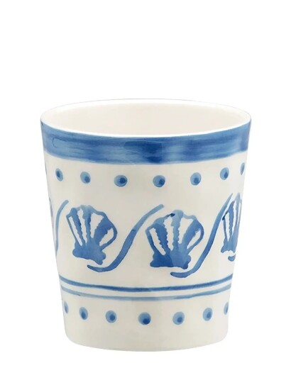 Anna + Nina Azure Shore Coffee Cup - Blue - 25 CL