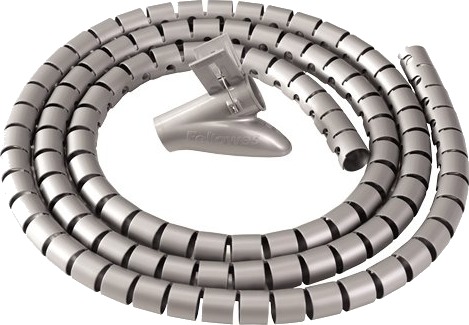 Fellowes Cablezip, Fleksrør, Gulv, Plast, Sølv Fellowes Cablezip, Fleksrør, Gulv, Plast, Sølv