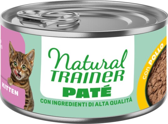 Natural Trainer våtfôr Kitten Kylling 18 x 85 g