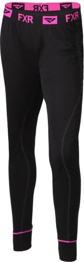 FXR Vapour Merino Dame Funksjonelle Bukser L Svart Rosa FXR Vapour Merino Dame Funksjonelle Bukser L Svart Rosa
